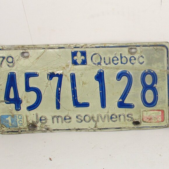 Lot of 10 QUEBEC, CANADA LICENSE PLATES - Je me souviens 1980's - 90's - Picture 8 of 11